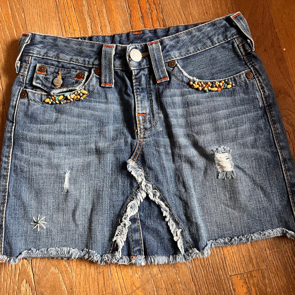 True Religion Jean skirt